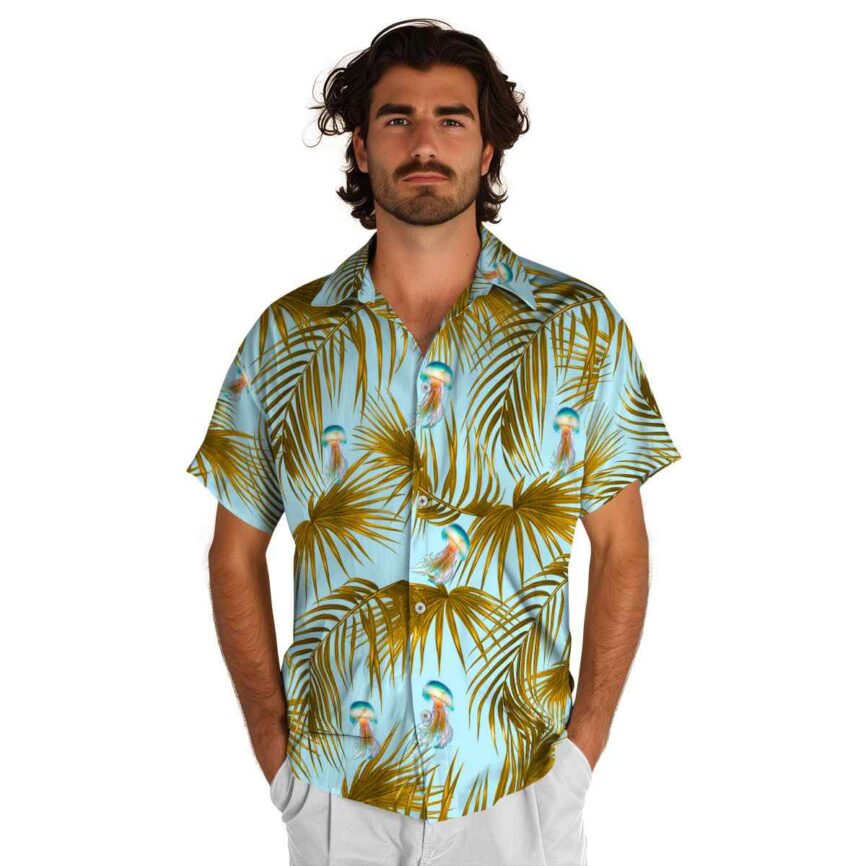 Jellyfish Palm Frond Hawaiian Shirt New Arrival