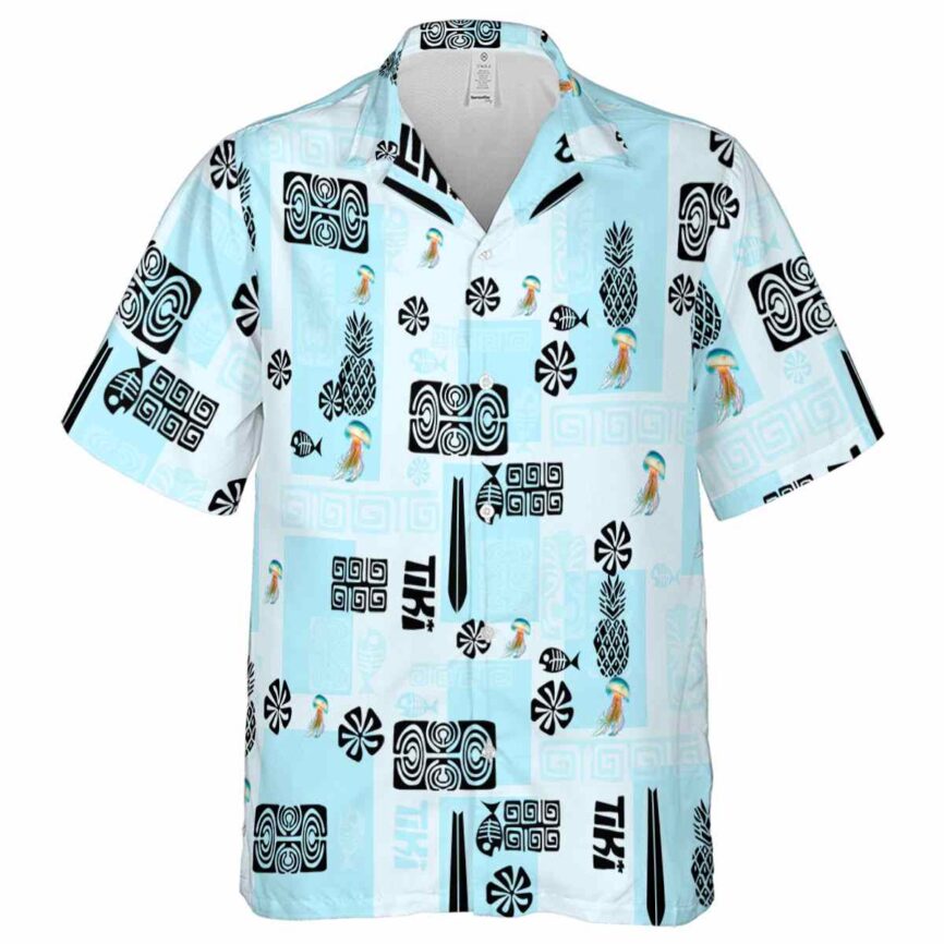 Jellyfish Tiki Motifs Hawaiian Shirt Fashion forward
