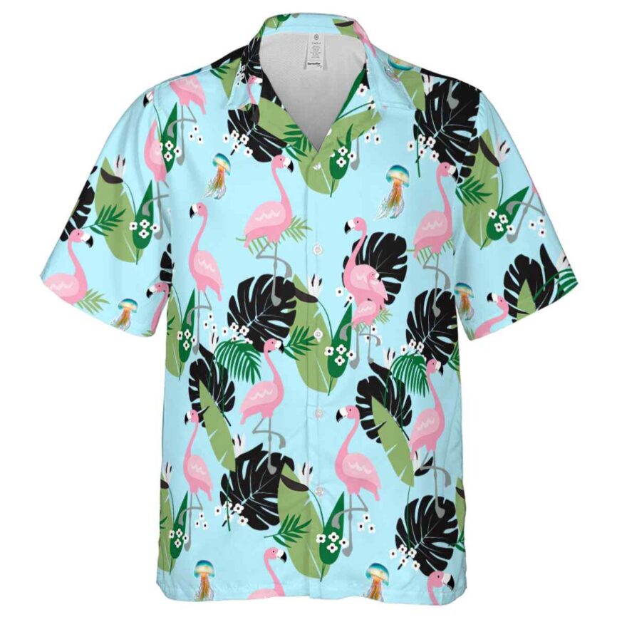 Jellyfish Tropical Flamingo Hawaiian Shirt Fashion forward