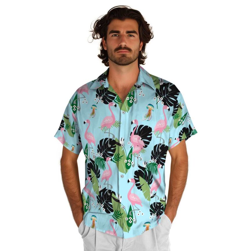 Jellyfish Tropical Flamingo Hawaiian Shirt New Arrival