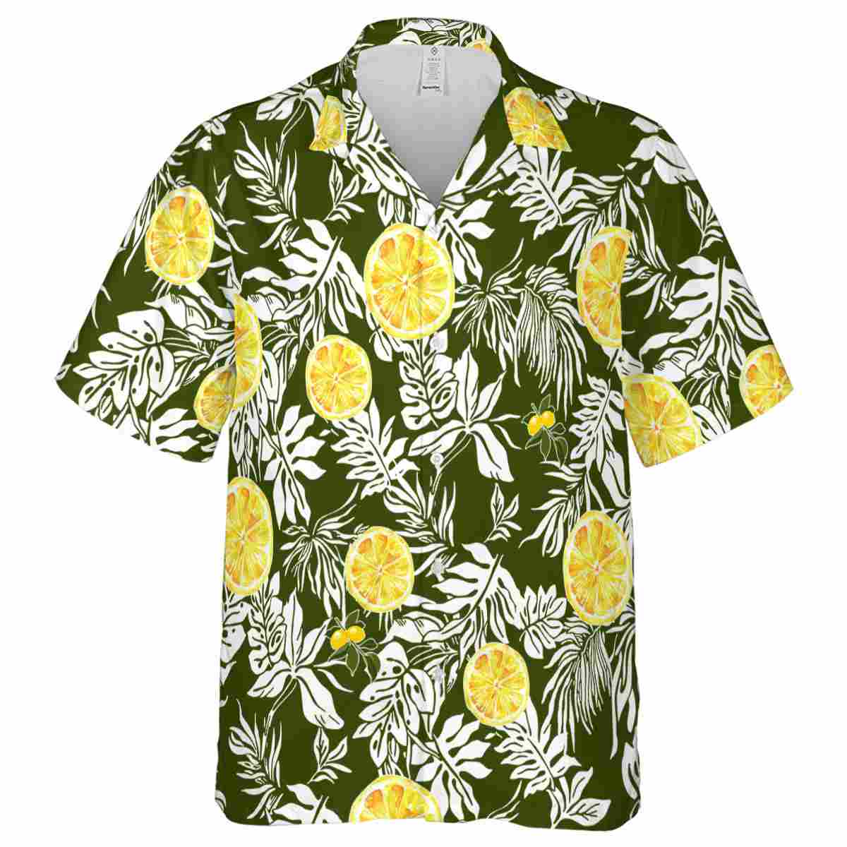 Lemon Bold Foliage Hawaiian Shirt Fashion forward Lemon Bold Foliage Hawaiian Shirt Fashion forward
