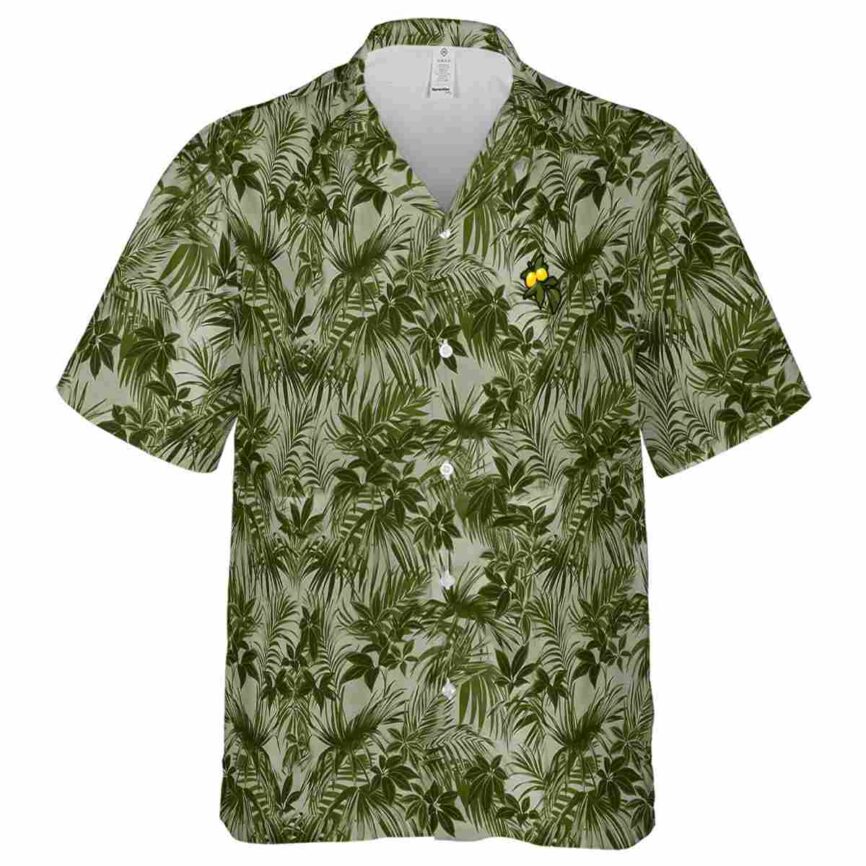 Lemon Foliage Print Hawaiian Shirt Fashion forward