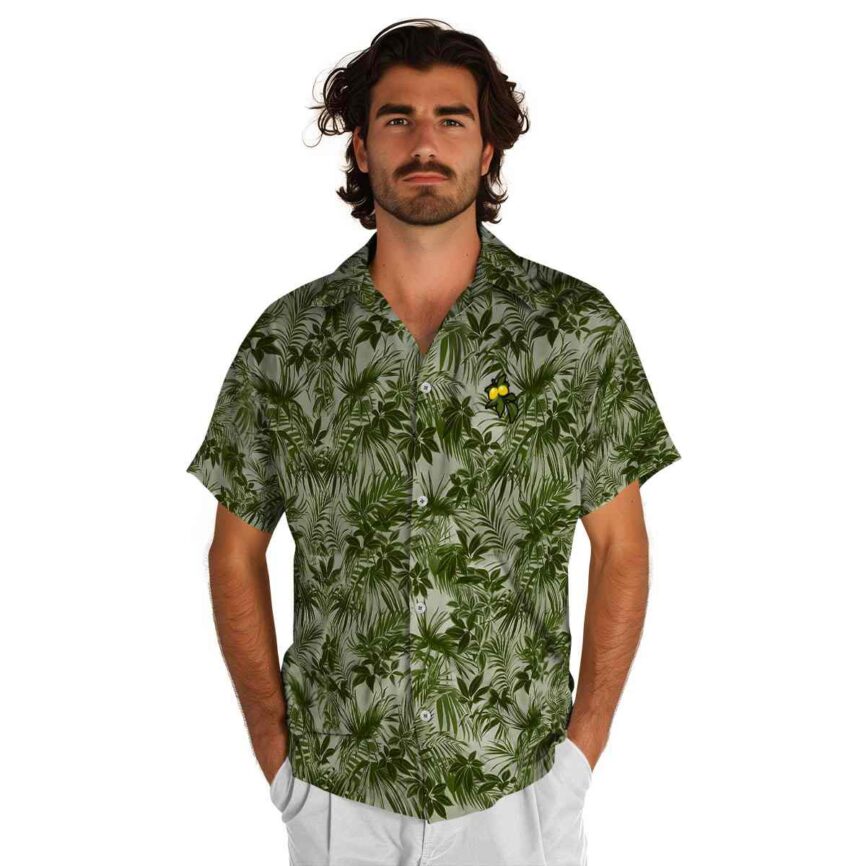Lemon Foliage Print Hawaiian Shirt New Arrival