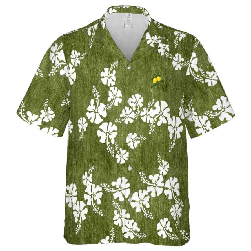 Lemon Hibiscus Blossom Hawaiian Shirt Fashion forward