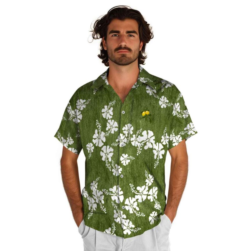 Lemon Hibiscus Blossom Hawaiian Shirt New Arrival