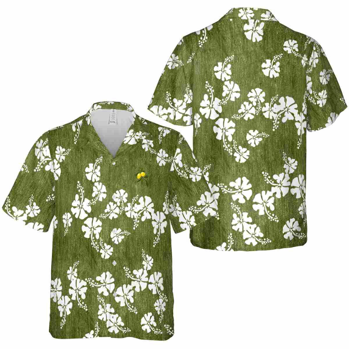 Lemon Hibiscus Blossom Hawaiian Shirt Premium grade Lemon Hibiscus Blossom Hawaiian Shirt Premium grade
