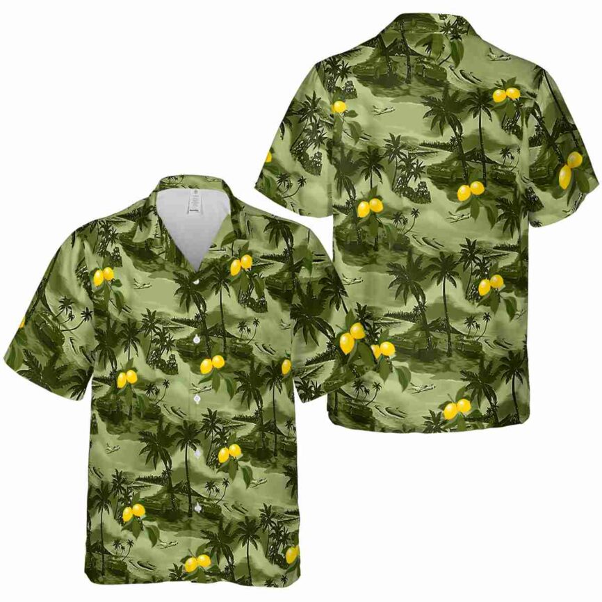 Lemon Island Beach Hawaiian Shirt Premium grade