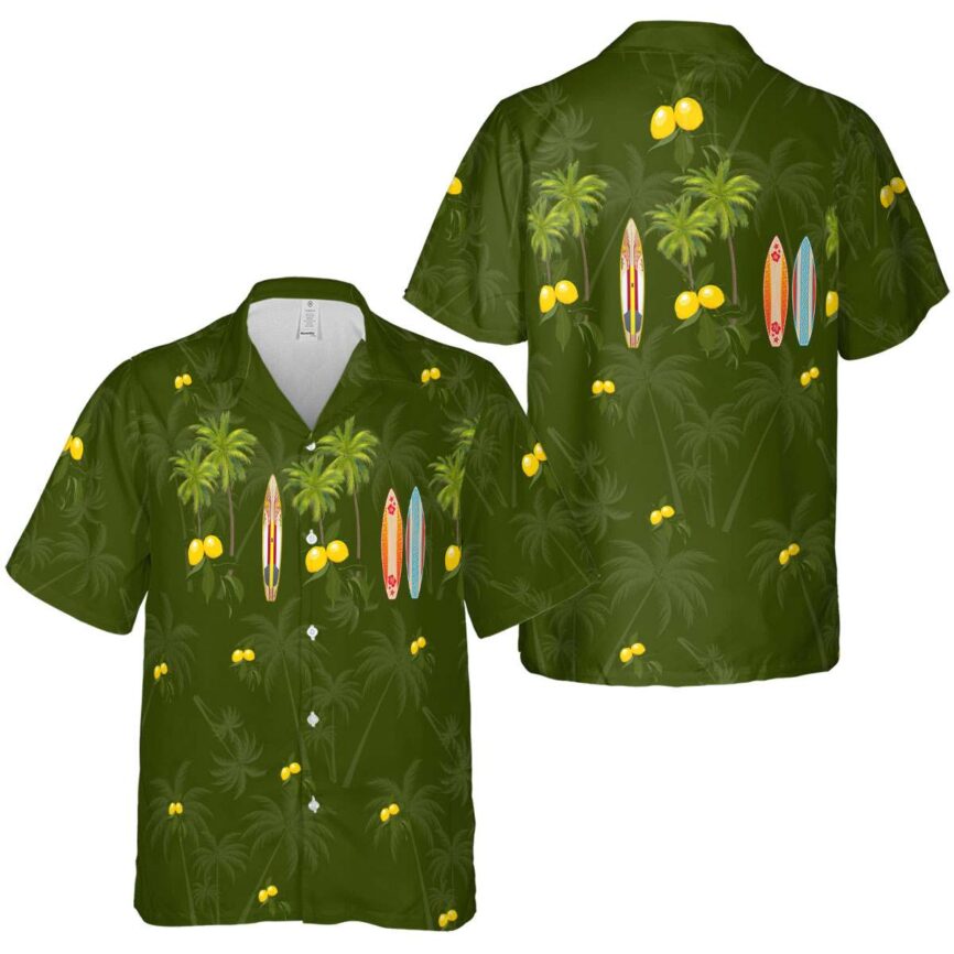 Lemon Island Theme Hawaiian Shirt Premium grade