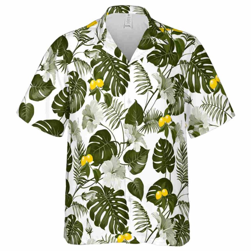 Lemon Leaf Pattern Hawaiian Shirt Fashion forward