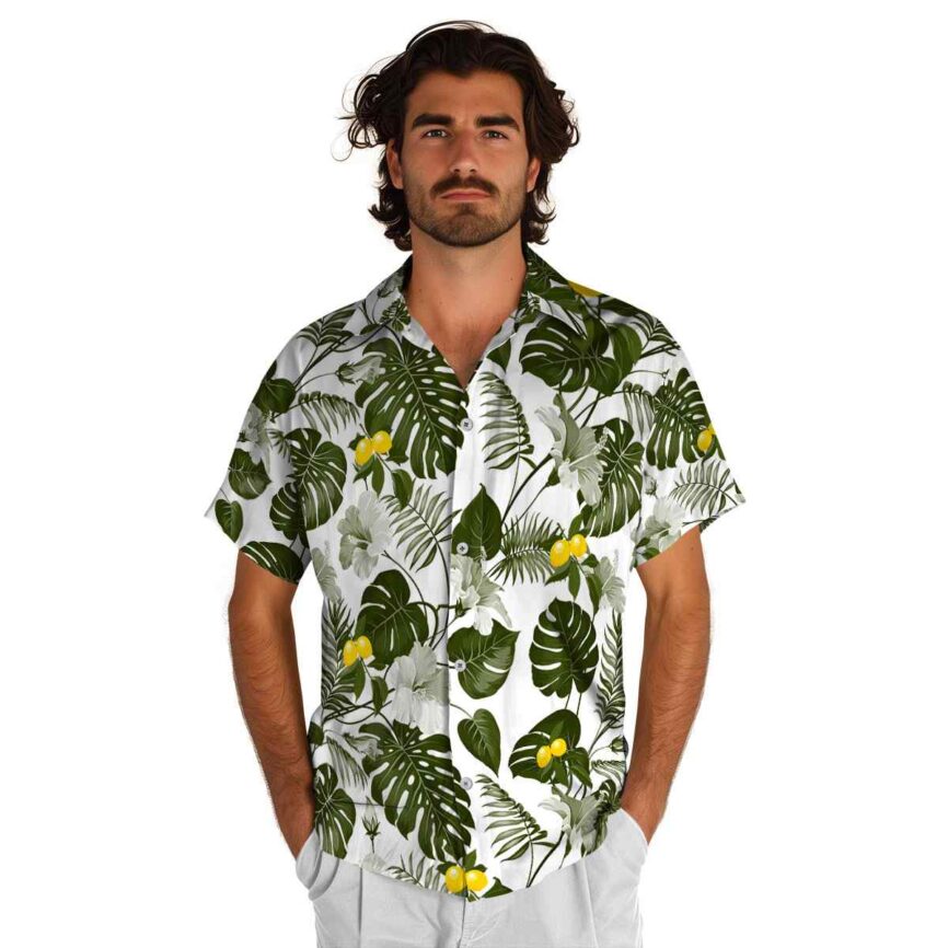 Lemon Leaf Pattern Hawaiian Shirt New Arrival