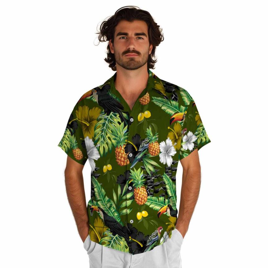 Lemon Leafy Toucan Hawaiian Shirt New Arrival
