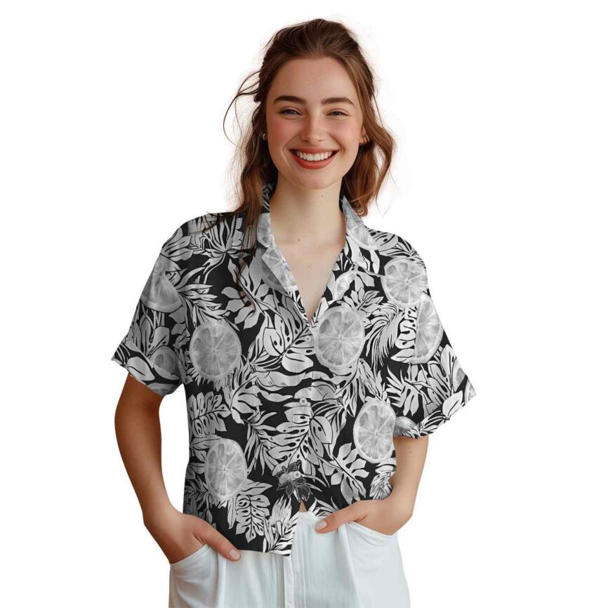 Lemon Monstera Foliage Hawaiian Shirt Top rated