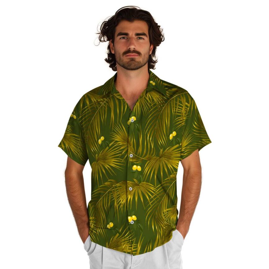Lemon Palm Frond Hawaiian Shirt New Arrival