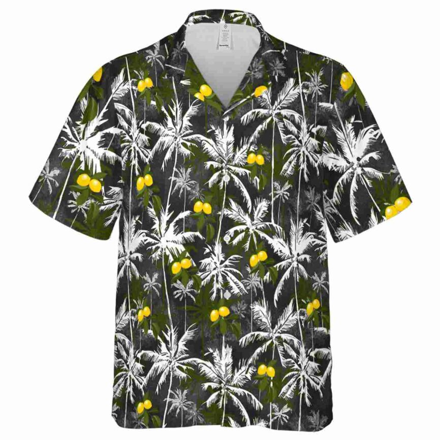 Lemon Palm Themed Hawaiian Shirt Fashion forward