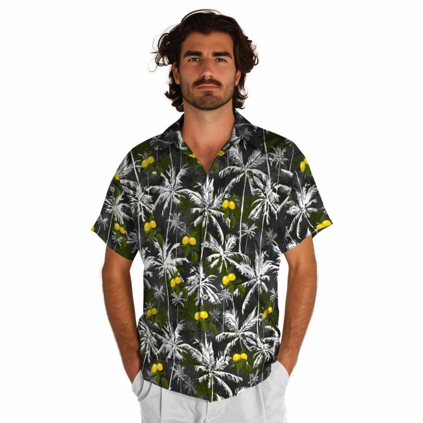 Lemon Palm Themed Hawaiian Shirt New Arrival
