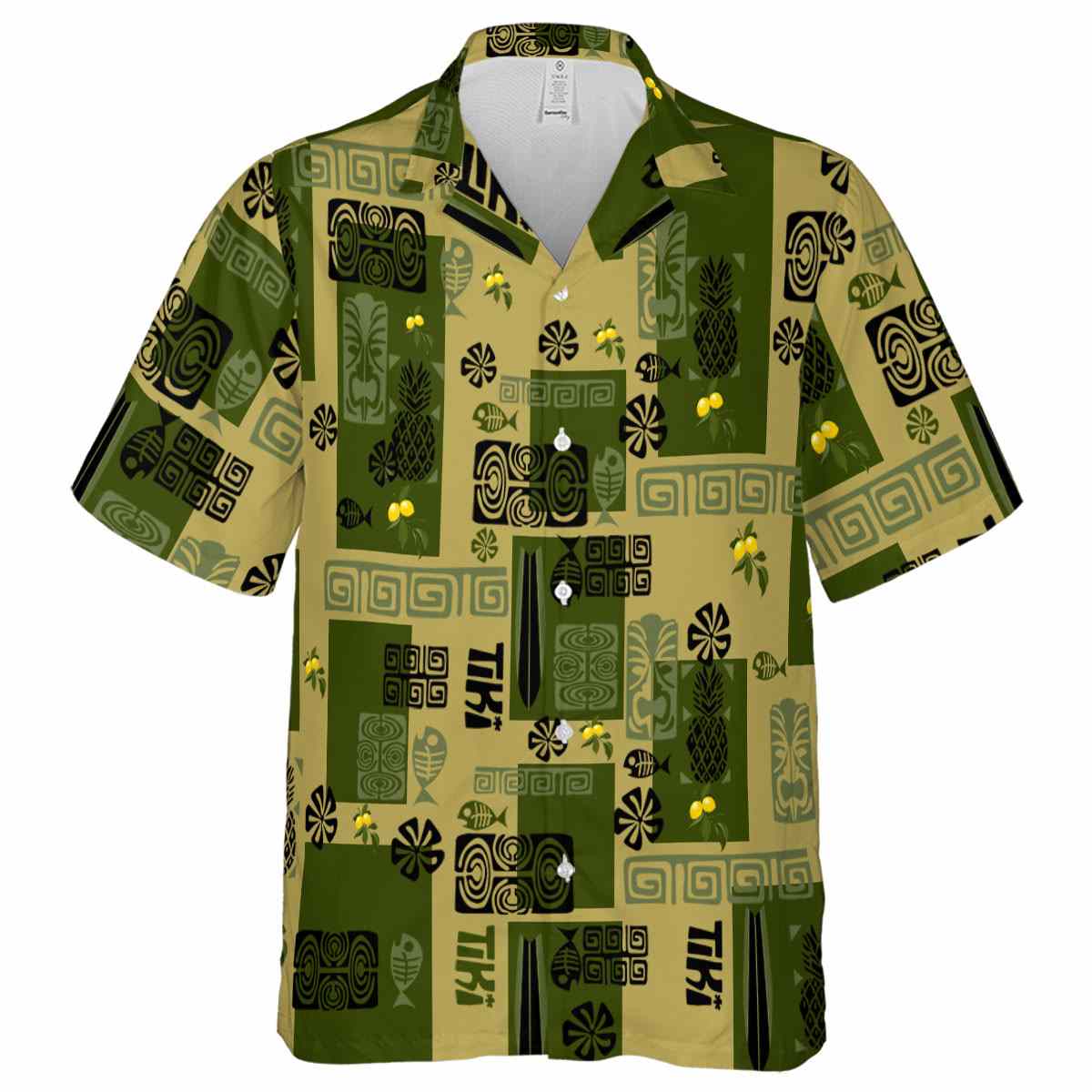 Lemon Tiki Motifs Hawaiian Shirt Fashion forward Lemon Tiki Motifs Hawaiian Shirt Fashion forward