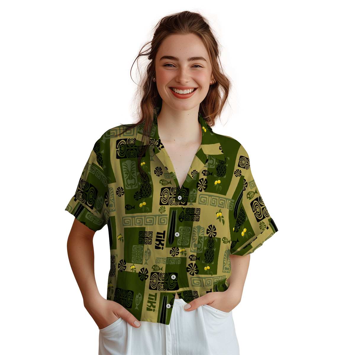 Lemon Tiki Motifs Hawaiian Shirt Top rated Lemon Tiki Motifs Hawaiian Shirt Top rated