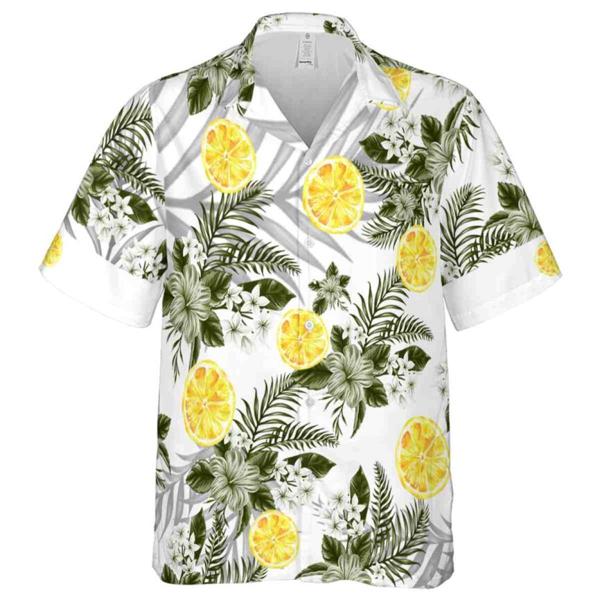 Lemon Tropical Blossom Hawaiian Shirt Fashion forward