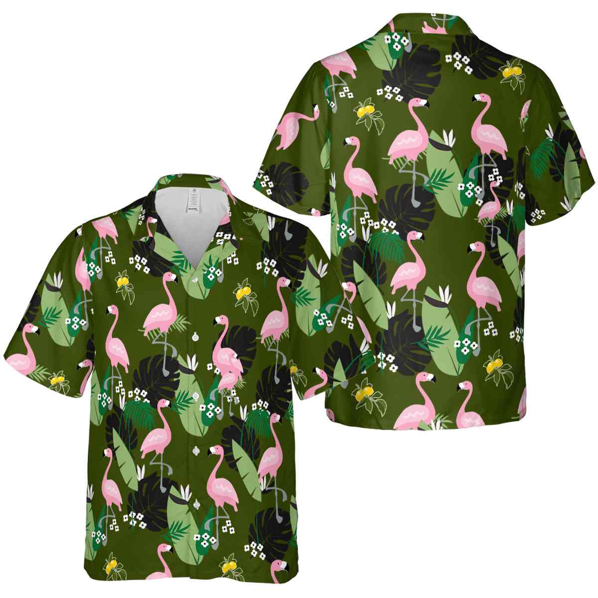 Lemon Tropical Flamingo Hawaiian Shirt Premium grade Lemon Tropical Flamingo Hawaiian Shirt Premium grade