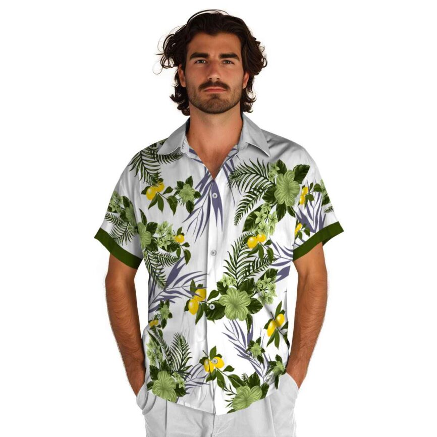 Lemon US Flag Floral Hawaiian Shirt New Arrival