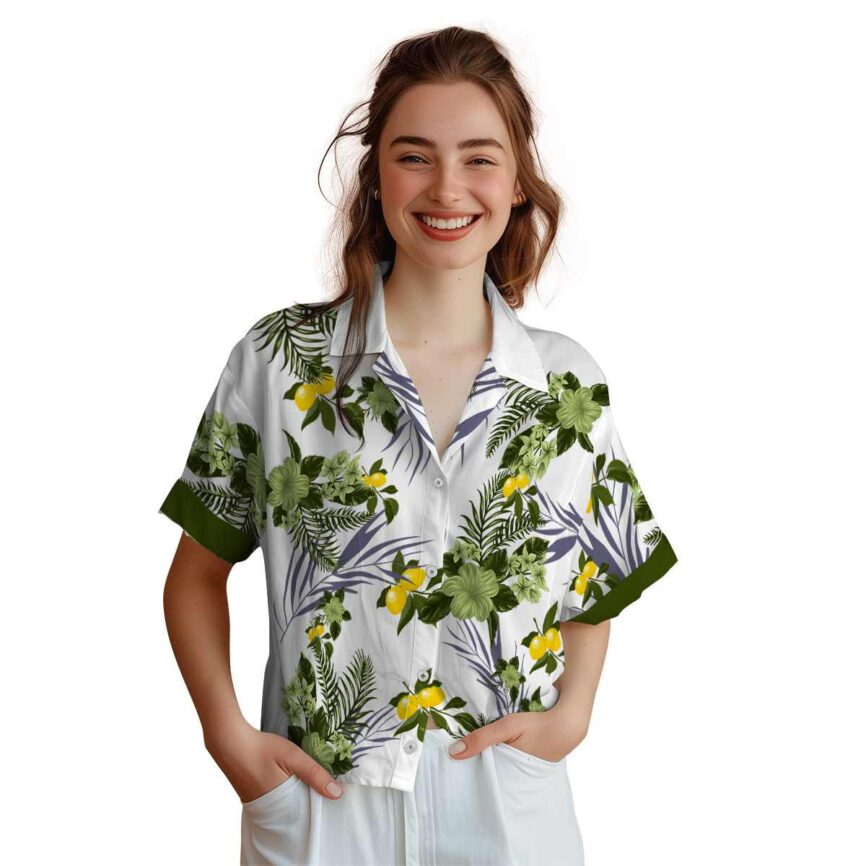 Lemon US Flag Floral Hawaiian Shirt Top rated