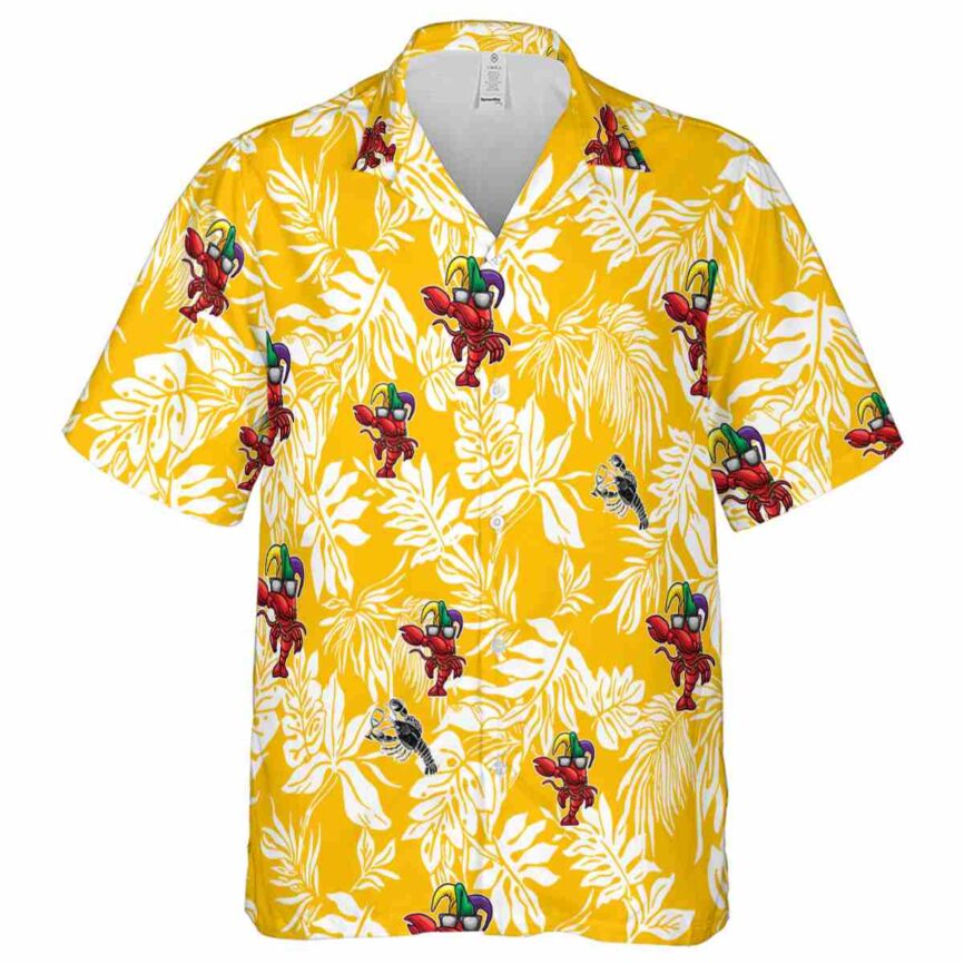Lobster Bold Foliage Hawaiian Shirt Fashion forward