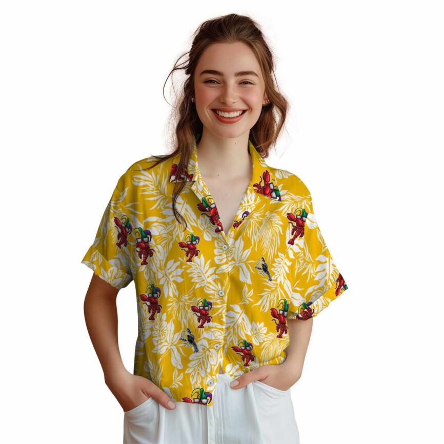 Lobster Bold Foliage Hawaiian Shirt Top rated