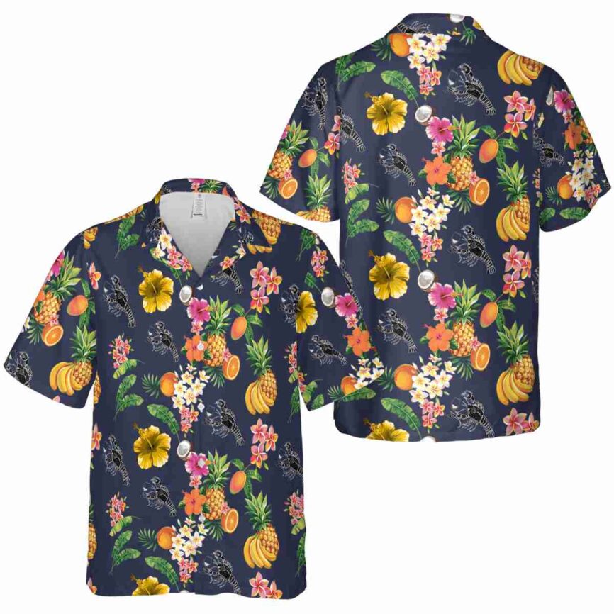 Lobster Fruit Pattern Hawaiian Shirt Premium grade