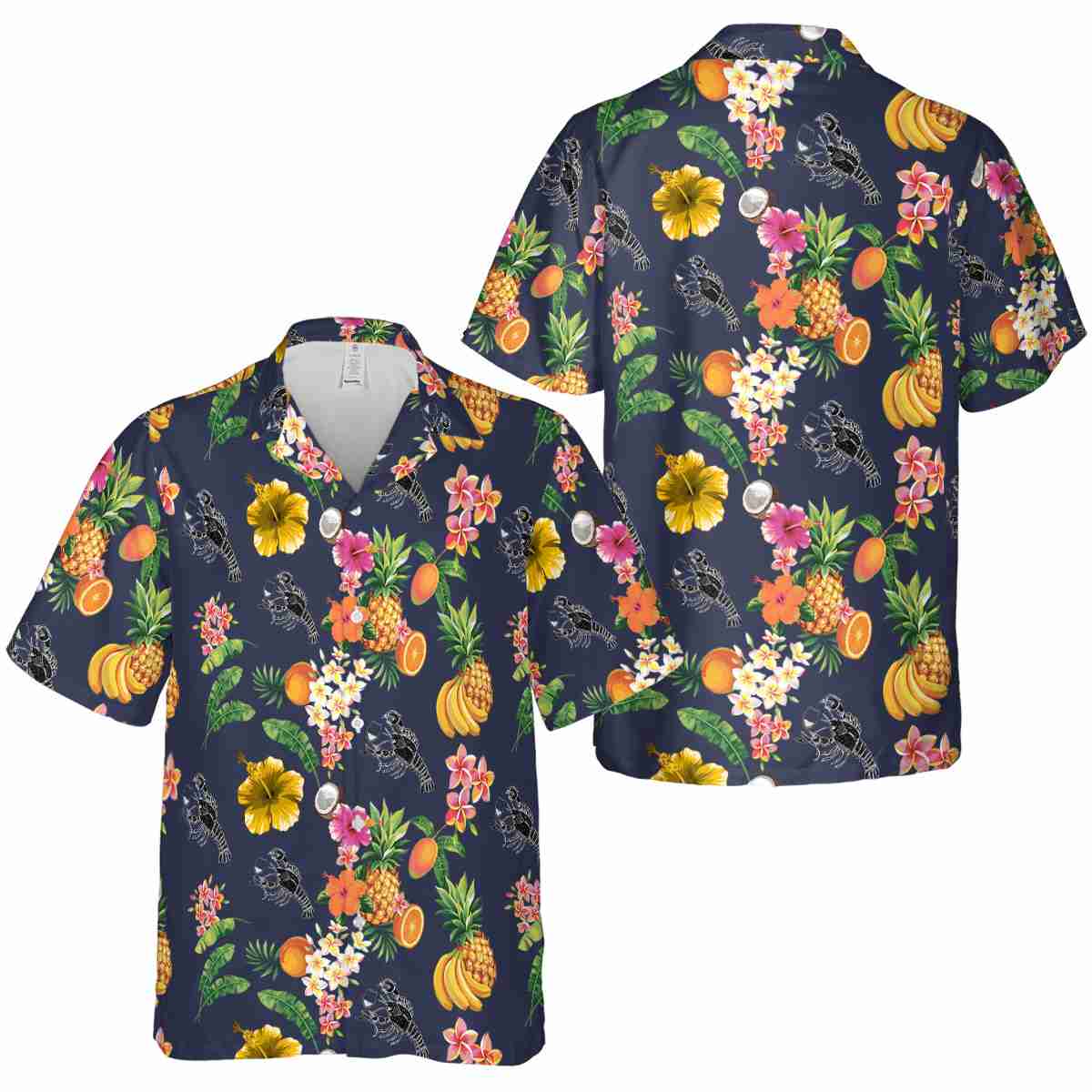 Lobster Fruit Pattern Hawaiian Shirt Premium grade Lobster Fruit Pattern Hawaiian Shirt Premium grade