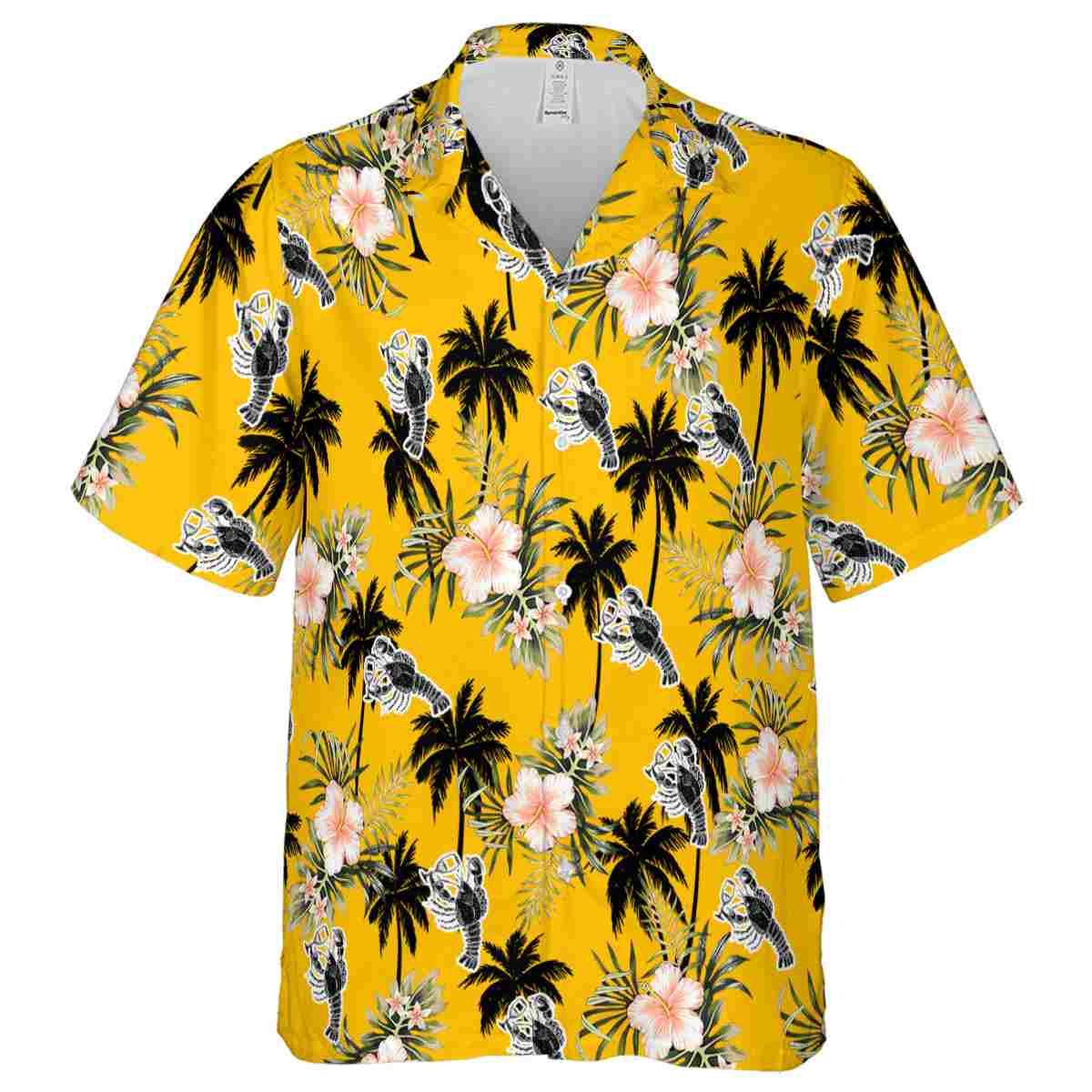 Lobster Hibiscus Palm Hawaiian Shirt Fashion forward Lobster Hibiscus Palm Hawaiian Shirt Fashion forward