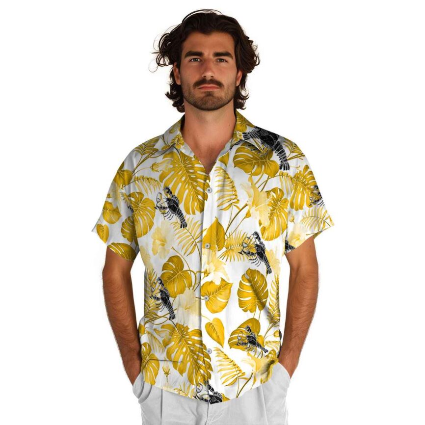 Lobster Leaf Pattern Hawaiian Shirt New Arrival