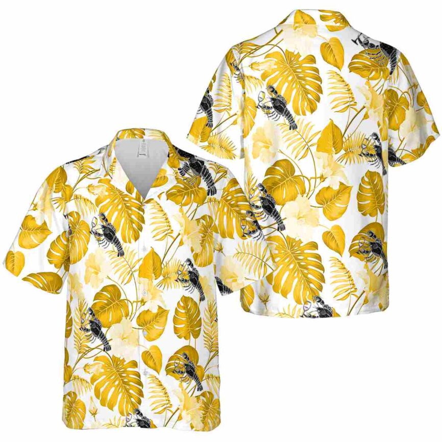 Lobster Leaf Pattern Hawaiian Shirt Premium grade