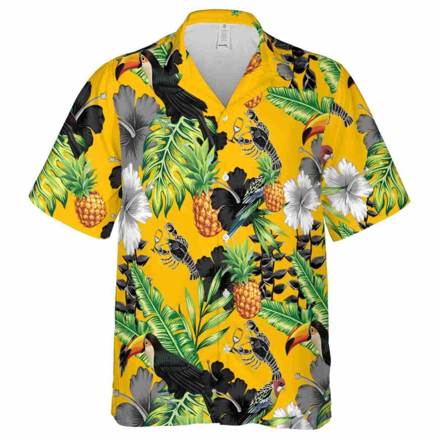Lobster Leafy Toucan Hawaiian Shirt Fashion forward