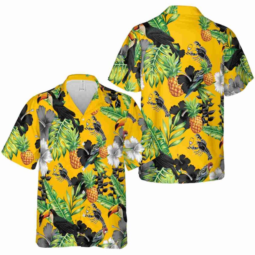 Lobster Leafy Toucan Hawaiian Shirt Premium grade