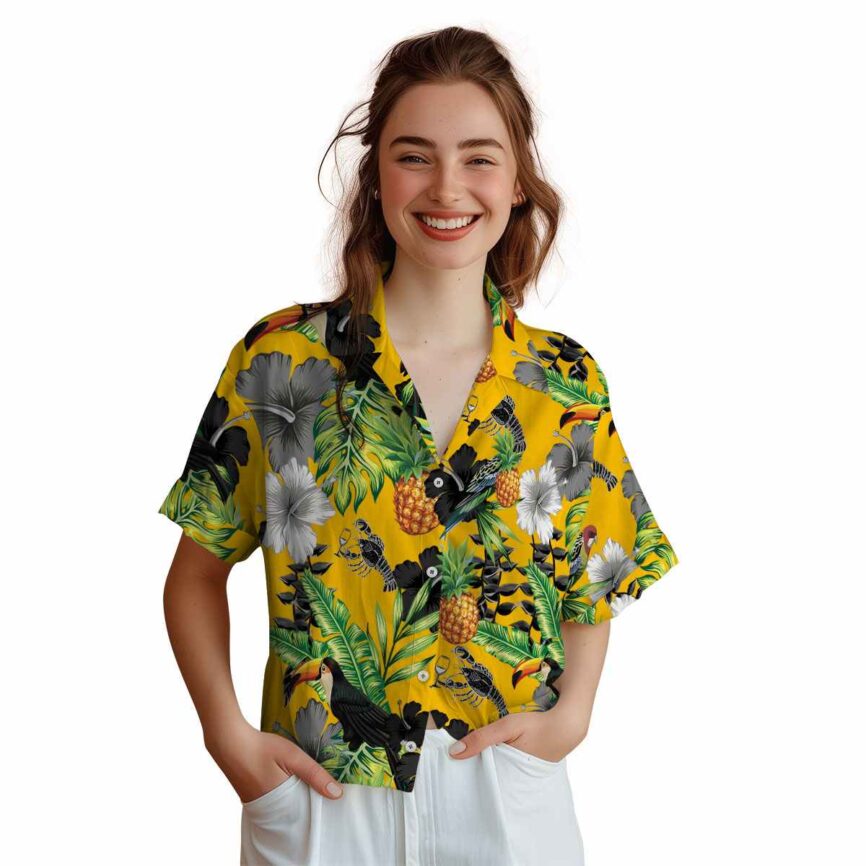 Lobster Leafy Toucan Hawaiian Shirt Top rated