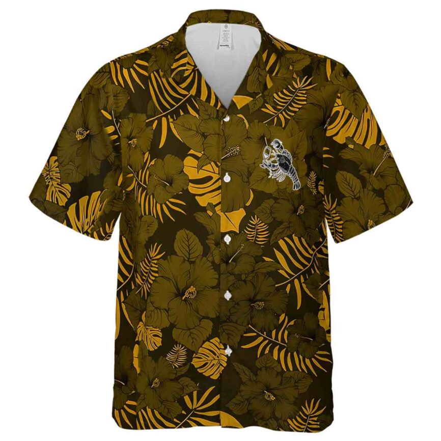 Lobster Monochrome Floral Hawaiian Shirt Fashion forward