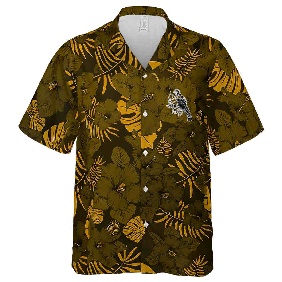 Lobster Monochrome Floral Hawaiian Shirt Fashion forward Lobster Monochrome Floral Hawaiian Shirt Fashion forward