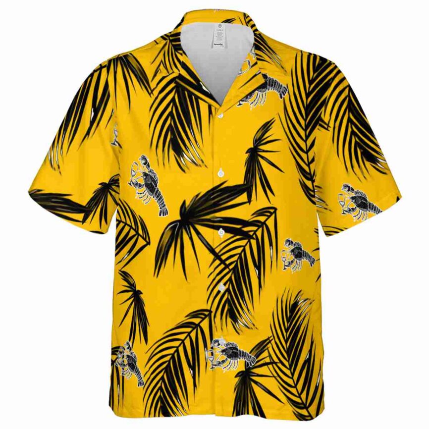 Lobster Monochrome Palm Hawaiian Shirt Fashion forward