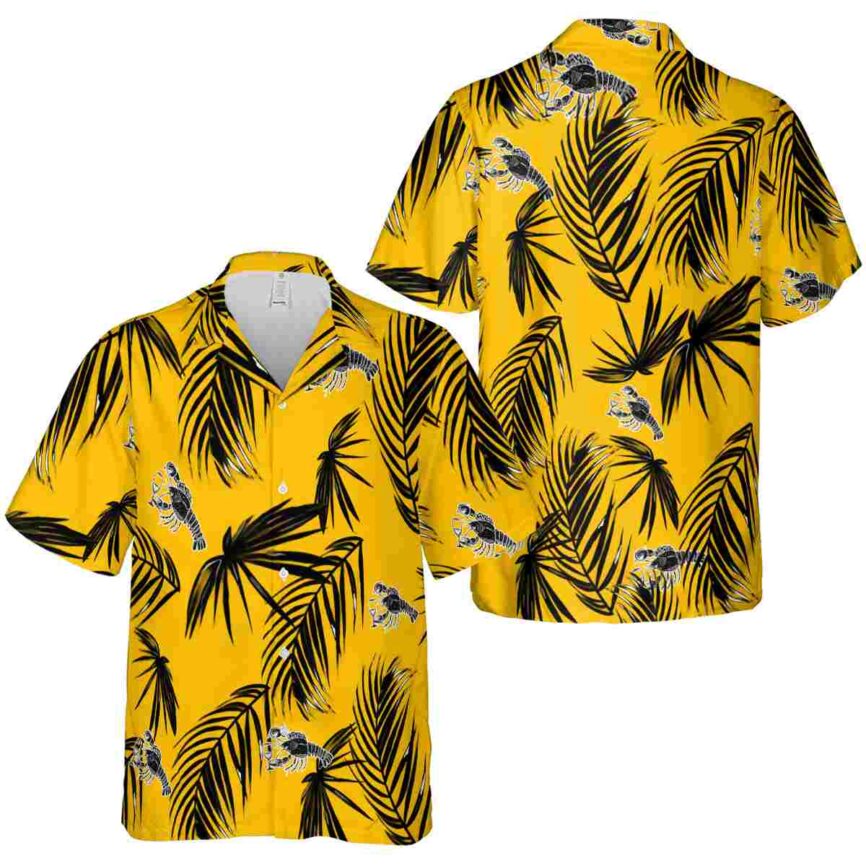 Lobster Monochrome Palm Hawaiian Shirt Premium grade