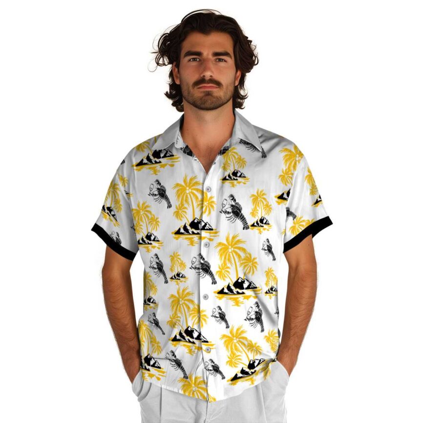 Lobster Palm Island Graphic Hawaiian Shirt New Arrival