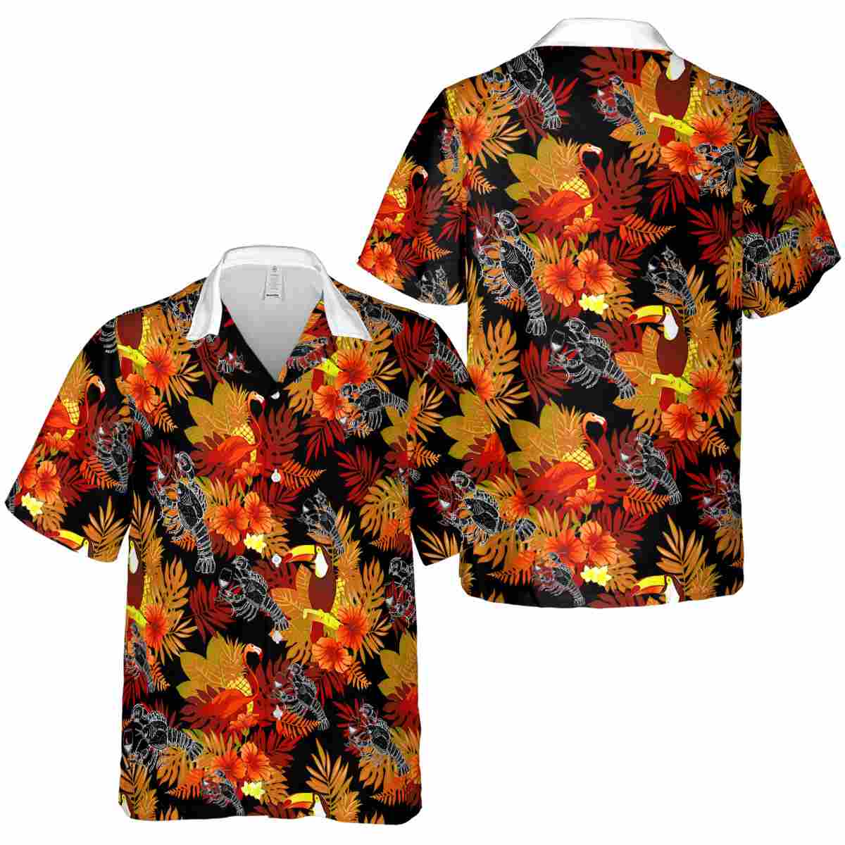 Lobster Tropical Bird Hawaiian Shirt Premium grade Lobster Tropical Bird Hawaiian Shirt Premium grade