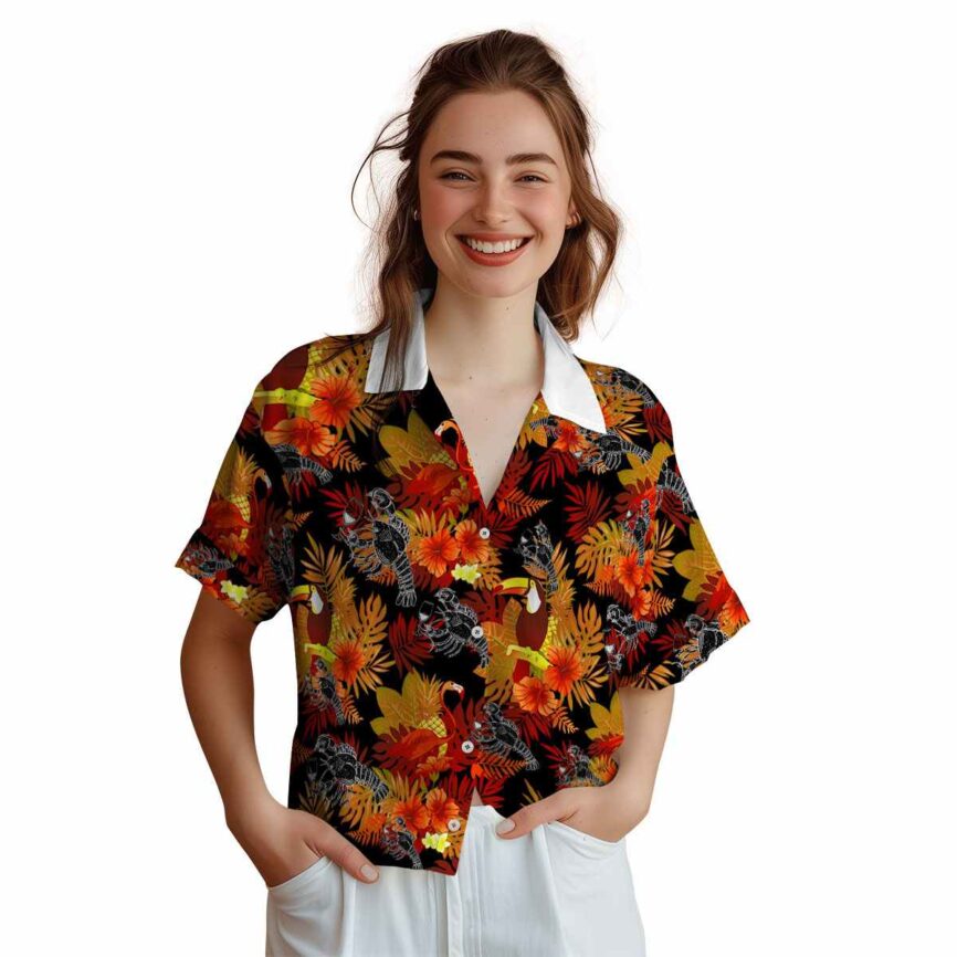 Lobster Tropical Bird Hawaiian Shirt Top rated