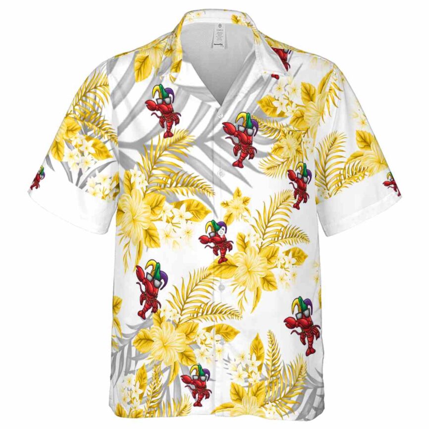 Lobster Tropical Blossom Hawaiian Shirt Fashion forward