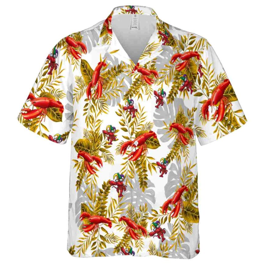 Lobster Tropical Fronds Hawaiian Shirt Fashion forward