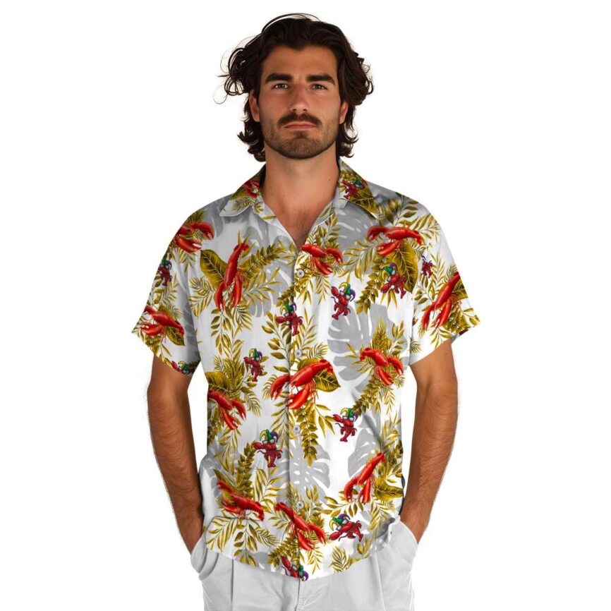 Lobster Tropical Fronds Hawaiian Shirt New Arrival