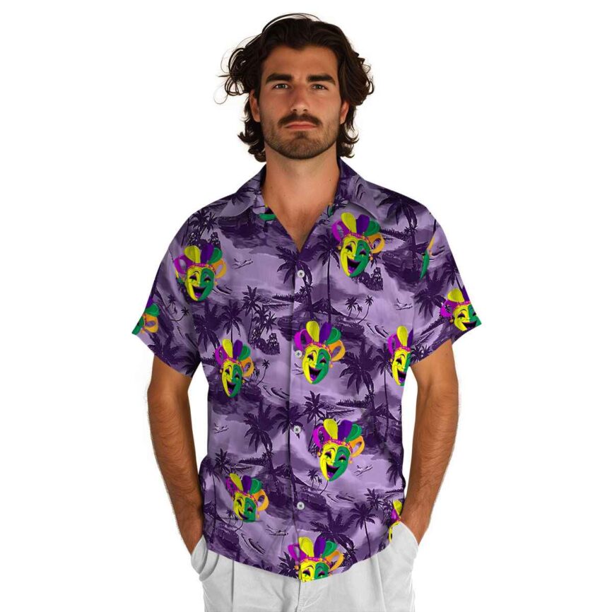 Mardi Gras Island Beach Hawaiian Shirt New Arrival