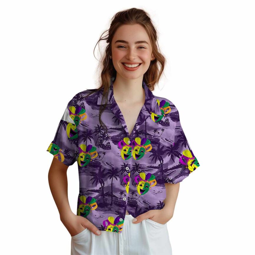 Mardi Gras Island Beach Hawaiian Shirt Top rated