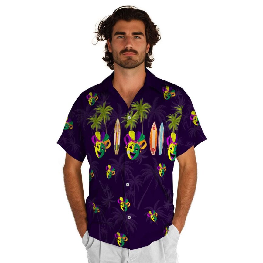 Mardi Gras Island Theme Hawaiian Shirt New Arrival