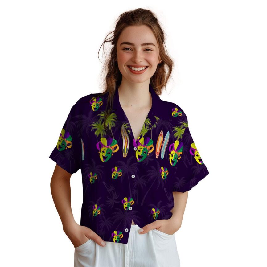 Mardi Gras Island Theme Hawaiian Shirt Top rated