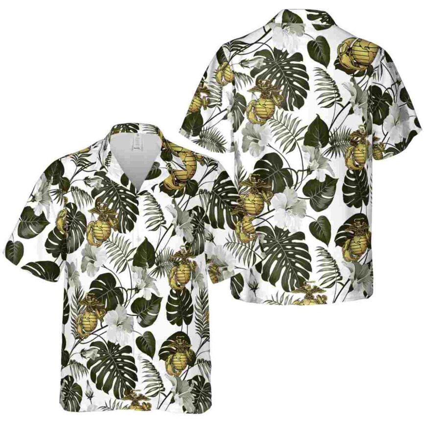 Marine Corps Leaf Pattern Hawaiian Shirt Premium grade